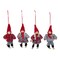 Northlight Set of 4 Colorful Holiday Skiing Kids Christmas Ornament Decorations 6"